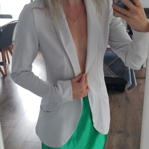 White blazer vest